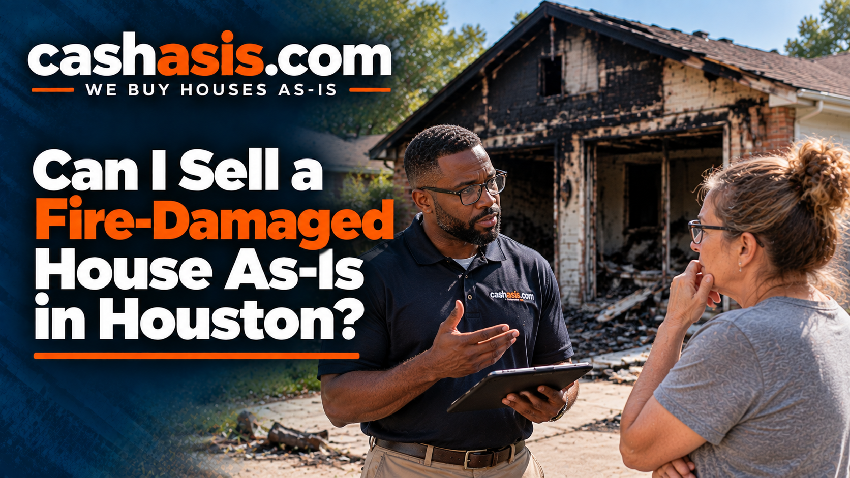 Selling a fire-damaged house as-is in Houston